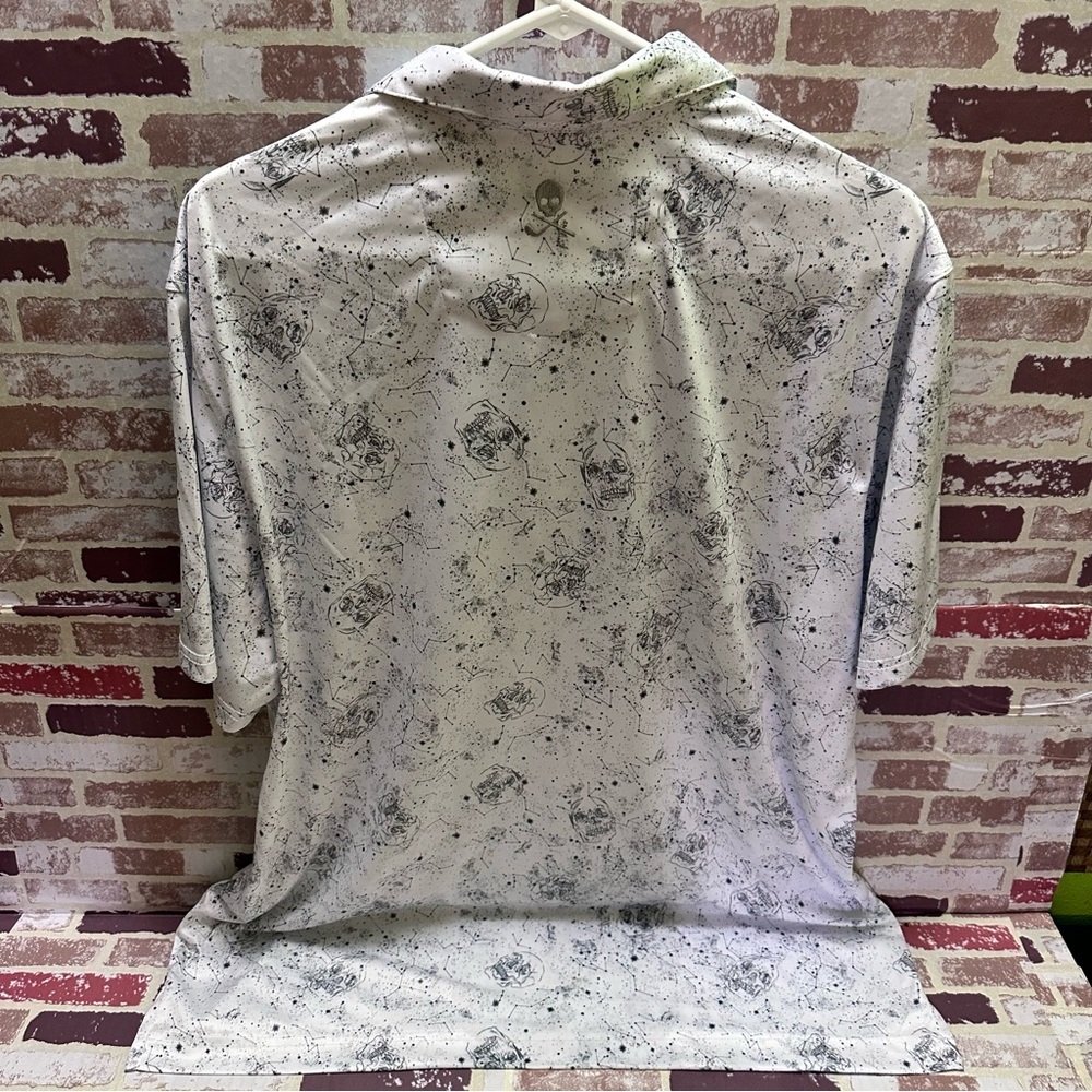 Robert Graham White Polo Shirt With Elegant Pattern View 3